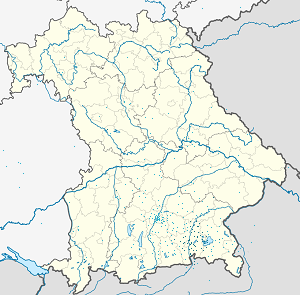 Karte von Landkreis Rosenheim mit Markierungen für die einzelnen Unterstützenden