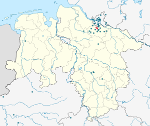 Karte von Rosengarten mit Markierungen für die einzelnen Unterstützenden