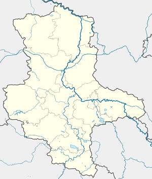 Map of Naumburg (Saale) with markings for the individual supporters