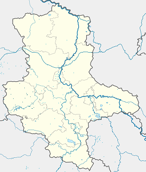 Mapa Powiat Harz ze znacznikami dla każdego kibica