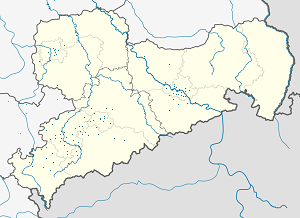 Χάρτης του Σαξωνία με ετικέτες για κάθε υποστηρικτή 