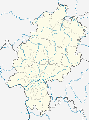 Mapa mesta Bad Vilbel so značkami pre jednotlivých podporovateľov