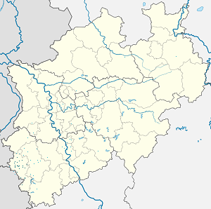 Map of Aachen cities region with markings for the individual supporters