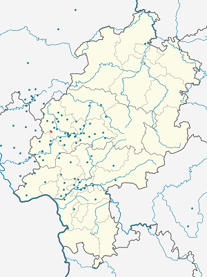 Karta över Greifenstein med taggar för varje stödjare