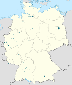 Mapa de Alemania con etiquetas para cada partidario.