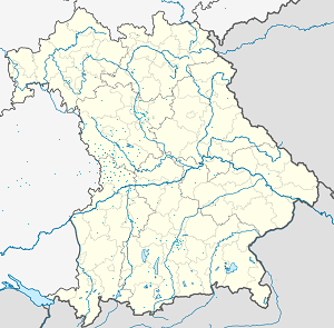 Karte von Bayern mit Markierungen für die einzelnen Unterstützenden