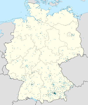 Karte von Deutschland mit Markierungen für die einzelnen Unterstützenden