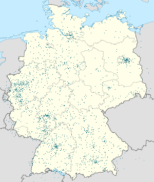 Harta zonei Germania cu markeri pentru fiecare susținător