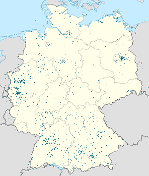 Kaart van Duitsland met markeringen voor elke ondertekenaar
