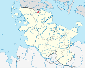 Әрбір қолдаушы үшін маркерлері бар Flensburg картасы