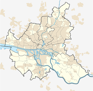 Zemljevid Hamburg z oznakami za vsakega navijača