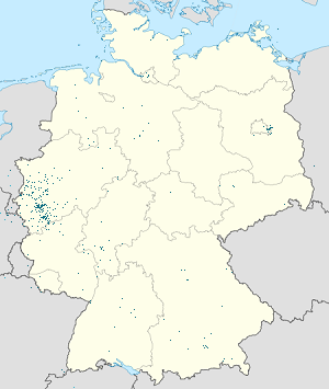 Carte de Allemagne avec des marqueurs pour chaque supporter