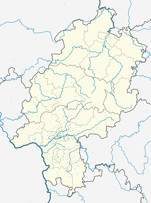 Zemljevid Frankfurt na Majni z oznakami za vsakega navijača