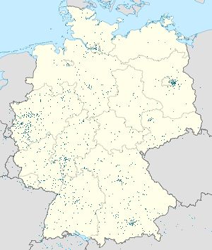 Karta mjesta Njemačka s oznakama za svakog pristalicu