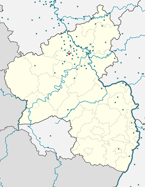 Map of Kottenheim with markings for the individual supporters