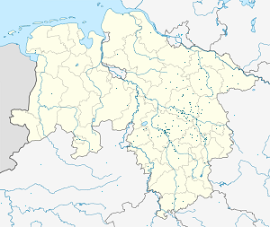 Mappa di Bassa Sassonia con ogni sostenitore 