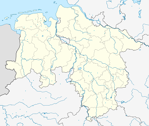 Biresyel destekçiler için işaretli Wilhelmshaven haritası