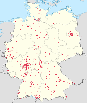 Mappa di Germania con ogni sostenitore 