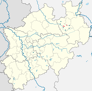 Mappa di Gütersloh con ogni sostenitore 