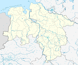 Map of Munster, Lower Saxony with markings for the individual supporters