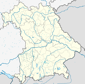 Map of Swabia with markings for the individual supporters