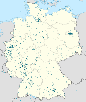 Kort over Tyskland med tags til hver supporter 