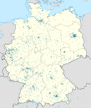 Karte von Deutschland mit Markierungen für die einzelnen Unterstützenden