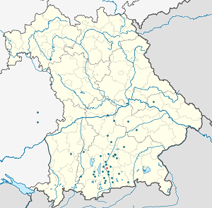 Karte von Wolfratshausen mit Markierungen für die einzelnen Unterstützenden