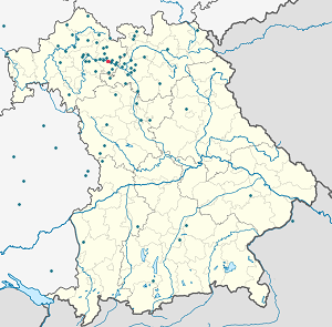 Mappa di Knetzgau con ogni sostenitore 
