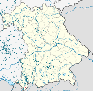 Karta över Oberstdorf med taggar för varje stödjare