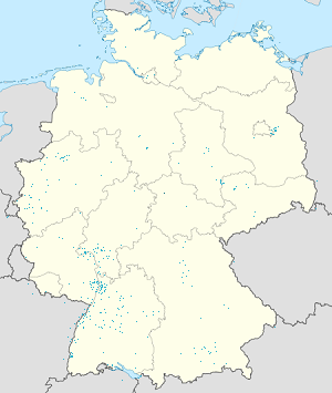Karte von Deutschland mit Markierungen für die einzelnen Unterstützenden
