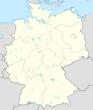 Map of Alle Bundesländer exkl. Berlin/Baden-Württembeerg with markings for the individual supporters