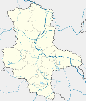 Map of Magdeburg with markings for the individual supporters
