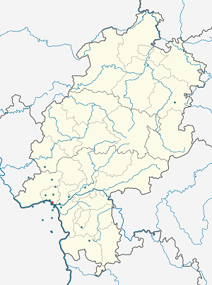 Karte von Mainz-Kastel mit Markierungen für die einzelnen Unterstützenden