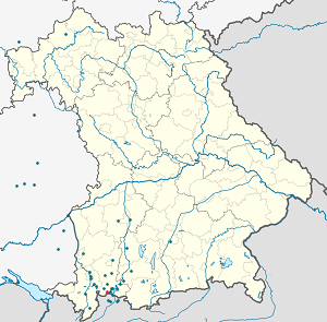 Map of Pfronten with markings for the individual supporters