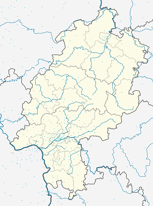 Biresyel destekçiler için işaretli Wiesbaden haritası