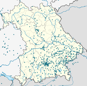 Mappa di Hebertsfelden con ogni sostenitore 