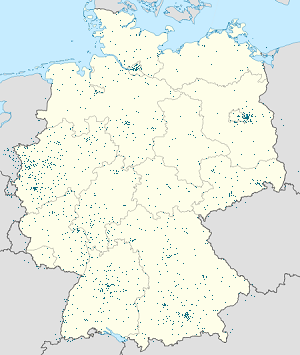 Karte von Deutschland mit Markierungen für die einzelnen Unterstützenden