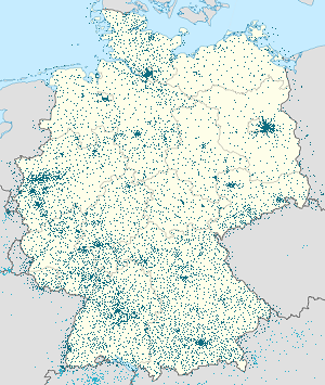 Harta Germania cu etichete pentru fiecare susținător