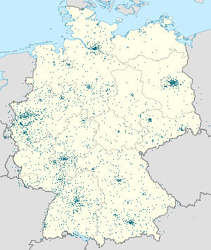 Karte von Deutschland mit Markierungen für die einzelnen Unterstützenden