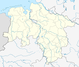 Karta mjesta Bodenwerder s oznakama za svakog pristalicu