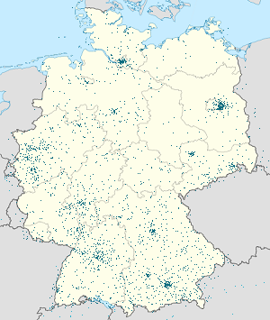 Kaart van Duitsland met markeringen voor elke ondertekenaar