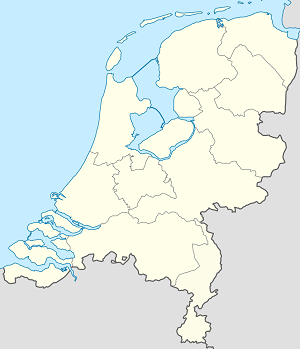 Karte von Den Haag mit Markierungen für die einzelnen Unterstützenden