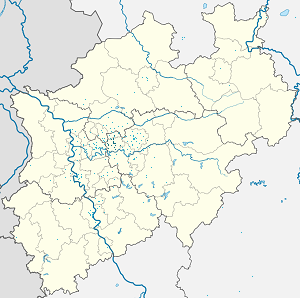 Mapa Bochum ze znacznikami dla każdego kibica