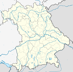 Map of Weiden in der Oberpfalz with markings for the individual supporters