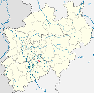 Karte von Wipperfürth mit Markierungen für die einzelnen Unterstützenden