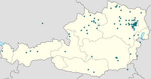 Map of Vienna with markings for the individual supporters