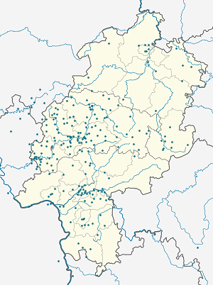 Karte von Weilburg mit Markierungen für die einzelnen Unterstützenden
