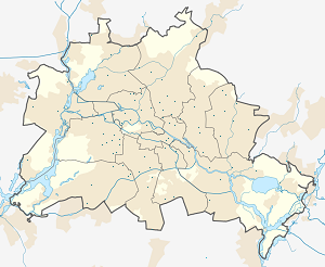 Mapa de Berlim com marcações de cada apoiante