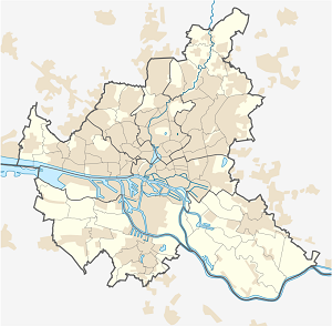 Kort over Bezirk Hamburg-Nord med tags til hver supporter 